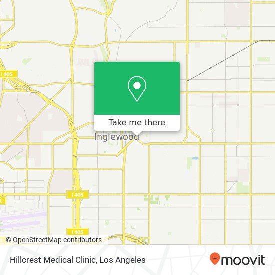 Mapa de Hillcrest Medical Clinic