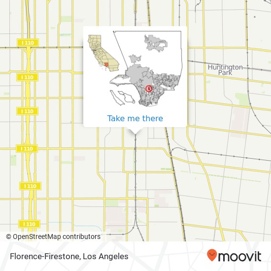 Florence-Firestone map