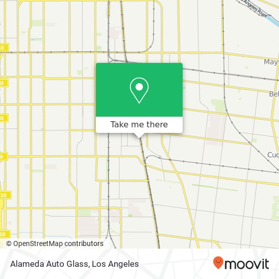 Alameda Auto Glass map