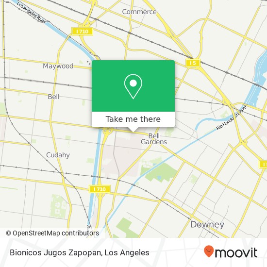 Bionicos Jugos Zapopan map