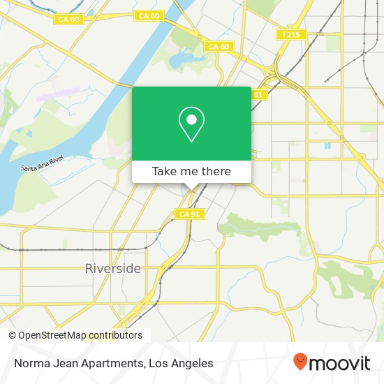 Mapa de Norma Jean Apartments
