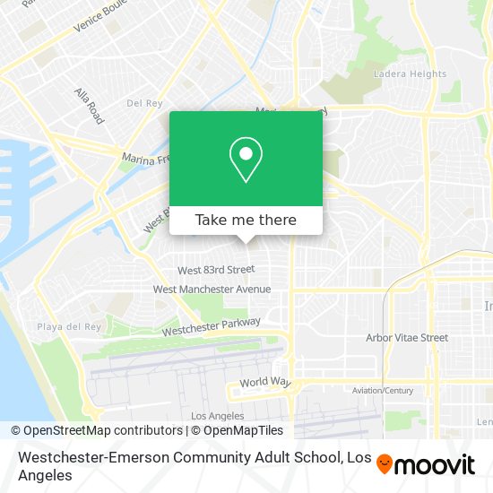Westchester-Emerson Community Adult School map