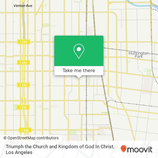 Triumph the Church and Kingdom of God In Christ map