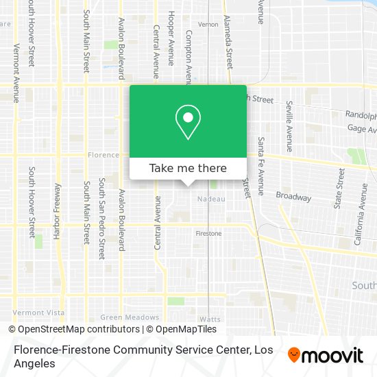 Mapa de Florence-Firestone Community Service Center