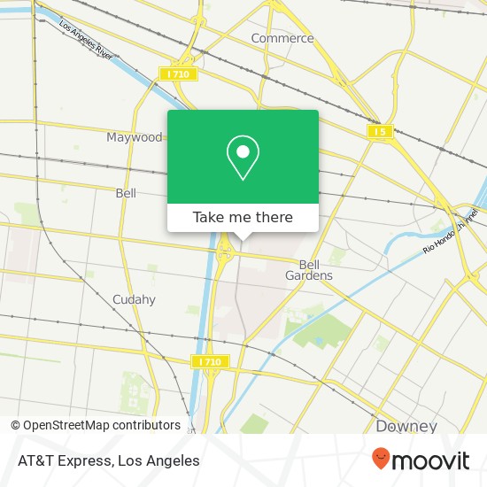 AT&T Express map