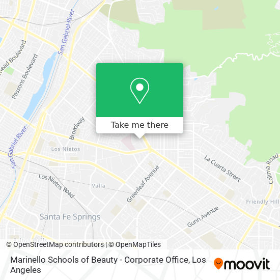 Marinello Schools of Beauty - Corporate Office map
