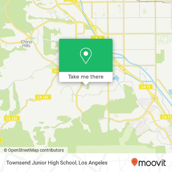 Mapa de Townsend Junior High School