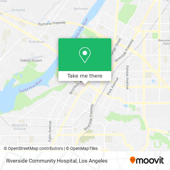 Riverside Community Hospital map