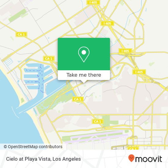 Mapa de Cielo at Playa Vista