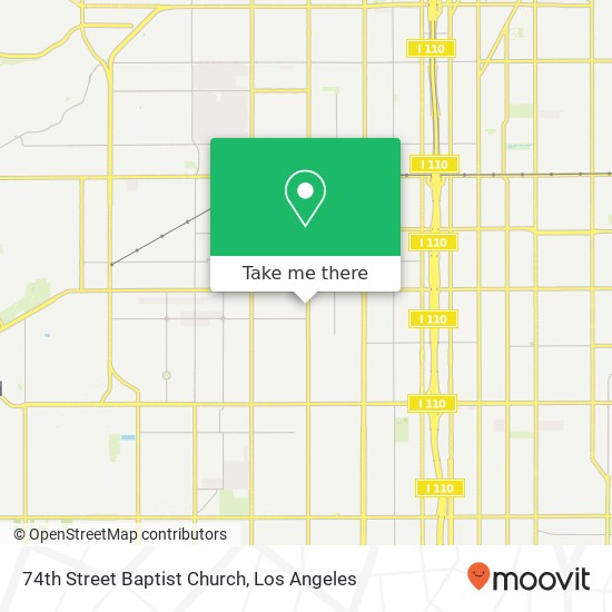 Mapa de 74th Street Baptist Church