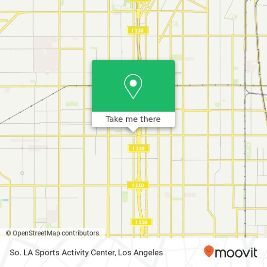 Mapa de So. LA Sports Activity Center