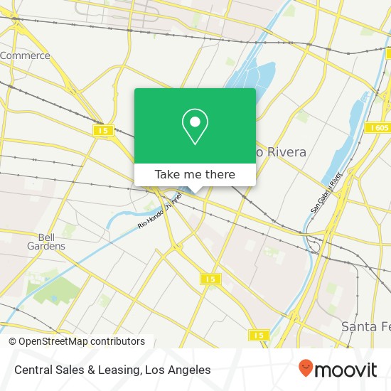 Mapa de Central Sales & Leasing