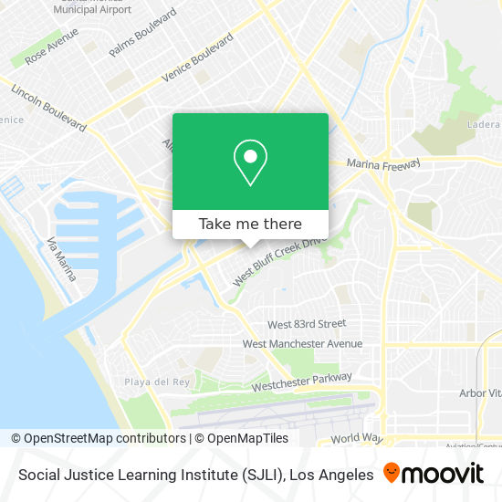 Mapa de Social Justice Learning Institute (SJLI)