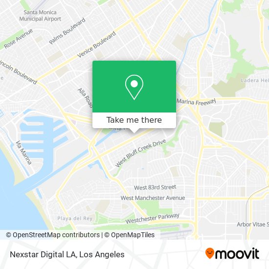 Mapa de Nexstar Digital LA