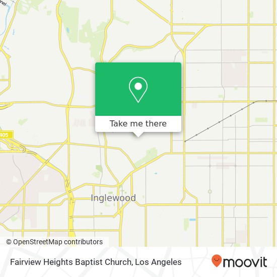 Fairview Heights Baptist Church map