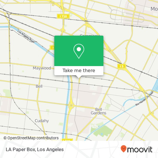 LA Paper Box map