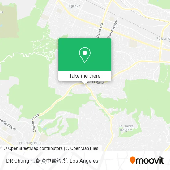 Mapa de DR Chang 張蔚炎中醫診所