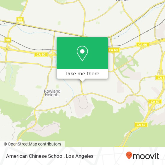 Mapa de American Chinese School