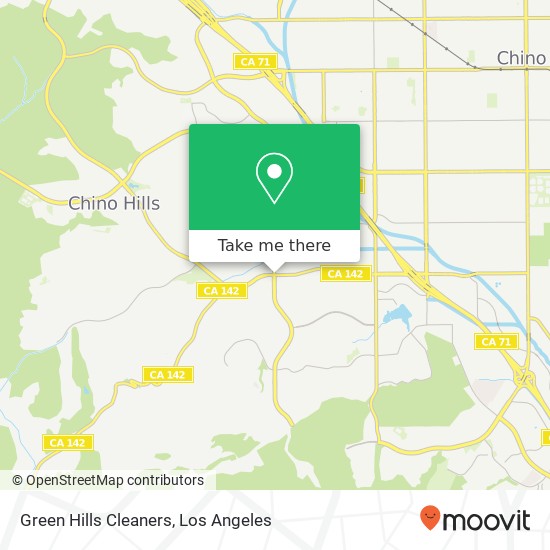 Mapa de Green Hills Cleaners