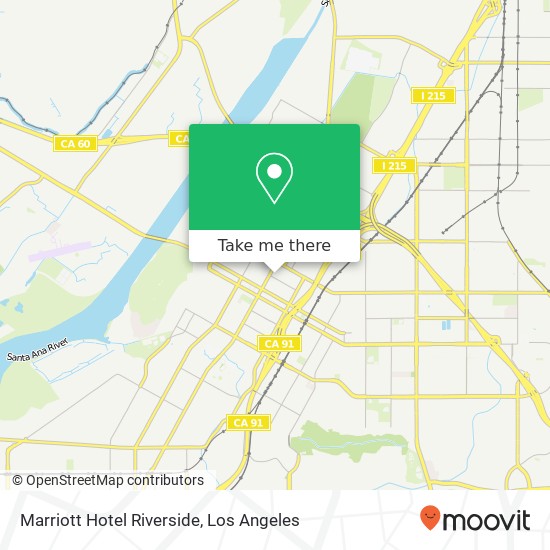 Mapa de Marriott Hotel Riverside