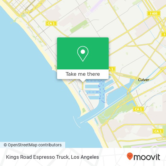 Kings Road Espresso Truck map