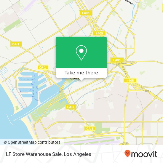 LF Store Warehouse Sale map