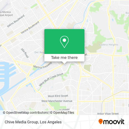 Mapa de Chive Media Group