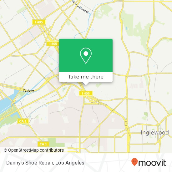 Mapa de Danny's Shoe Repair