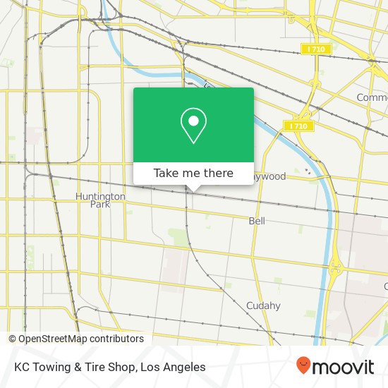 KC Towing & Tire Shop map