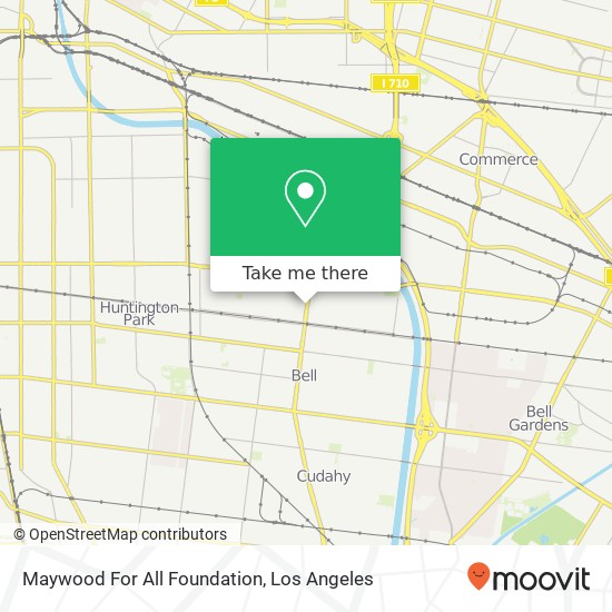 Mapa de Maywood For All Foundation