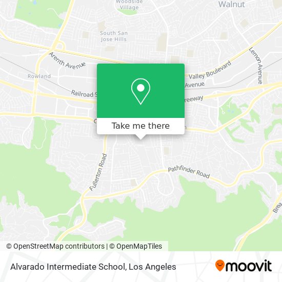 Alvarado Intermediate School map