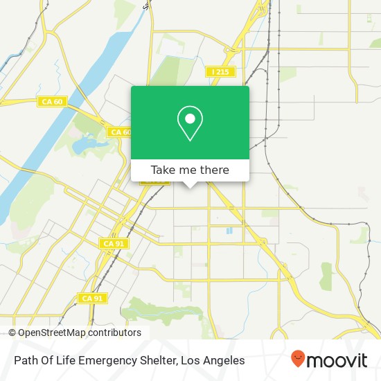 Path Of Life Emergency Shelter map