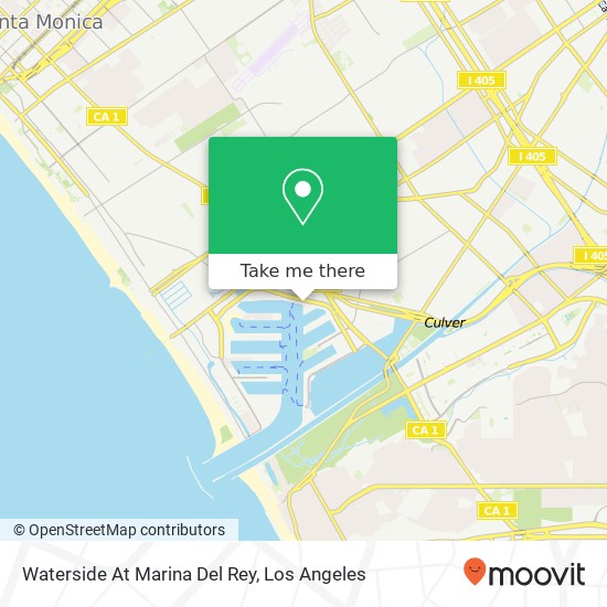 Waterside At Marina Del Rey map