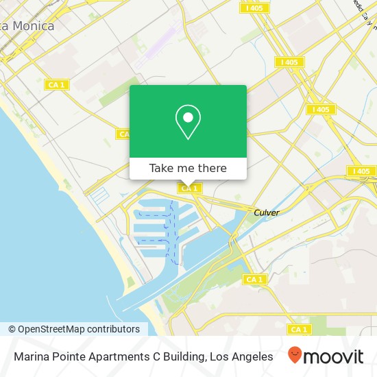 Marina Pointe Apartments C Building map