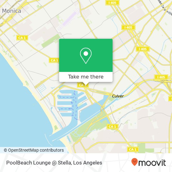 Mapa de PoolBeach Lounge @ Stella