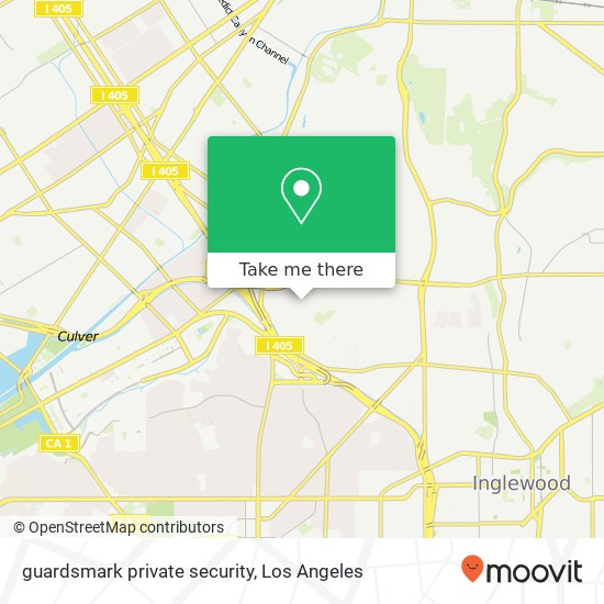 Mapa de guardsmark private security