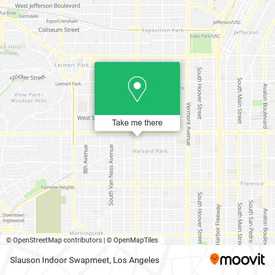 Slauson Indoor Swapmeet map