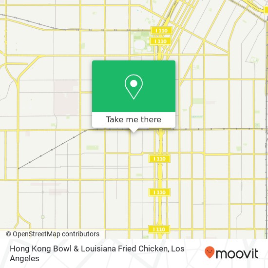 Hong Kong Bowl & Louisiana Fried Chicken map