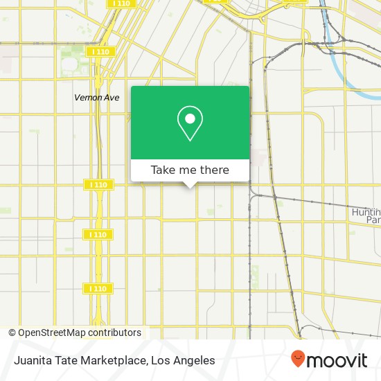 Juanita Tate Marketplace map