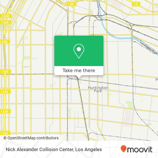 Mapa de Nick Alexander Collision Center