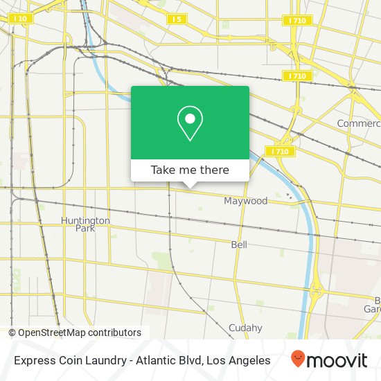 Express Coin Laundry - Atlantic Blvd map