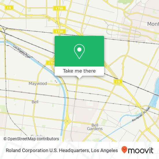Roland Corporation U.S. Headquarters map