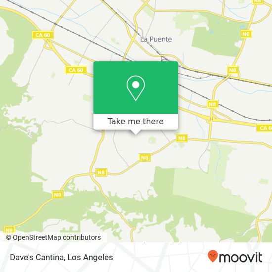 Dave's Cantina map