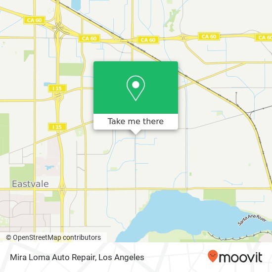 Mira Loma Auto Repair map