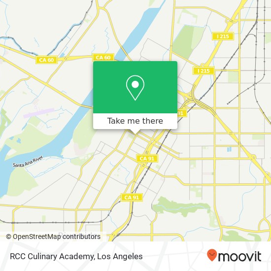 RCC Culinary Academy map