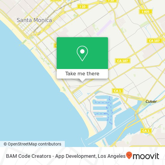 BAM Code Creators - App Development map