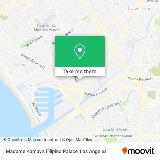 Madame Kamay's Filipino Palace map