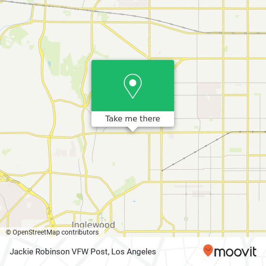 Jackie Robinson VFW Post map
