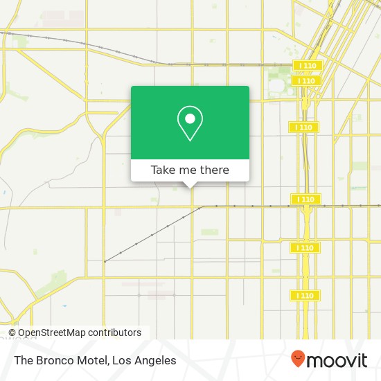 The Bronco Motel map