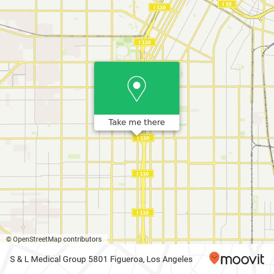 Mapa de S & L Medical Group 5801 Figueroa